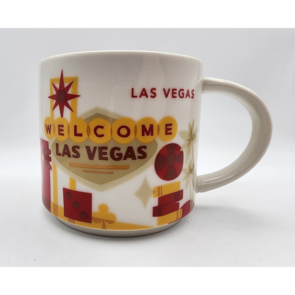 NEW Starbucks 2013 Las Vegas Coffee Cup Mug You Are Here Collection 14 oz